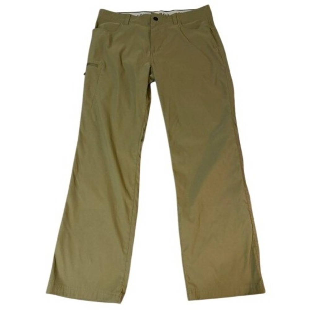 Orvis Tech Pants Straight Leg Mens 38x32 Green Nylon Spandex Stretch Utility